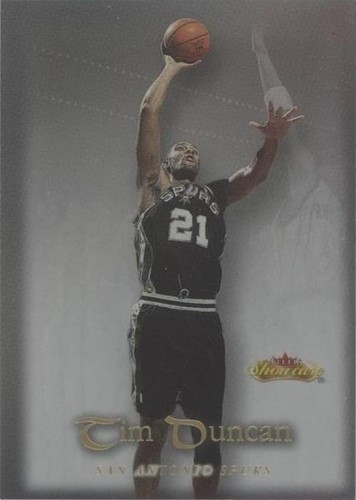 2000-01 Fleer Showcase - Tim Duncan #40