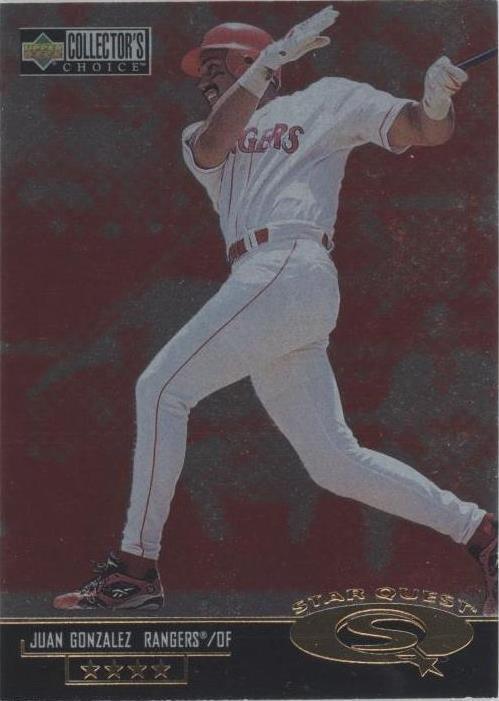 1998 Upper Deck Collector's Choice - Juan González #SQ83