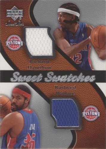 2007-08 Upper Deck Sweet Shot - Richard Hamilton/Rasheed Wallace #SW-HW