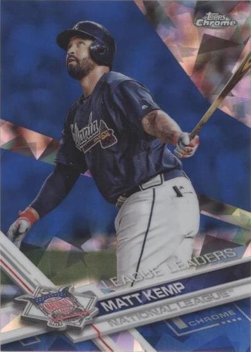 2017 Topps Chrome Sapphire Edition - Matt Kemp #295