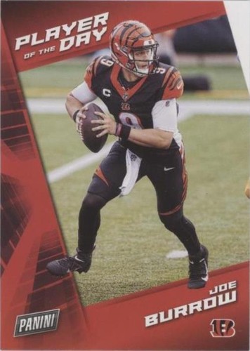 2021 Panini Player of the Day Joe Burrow #6