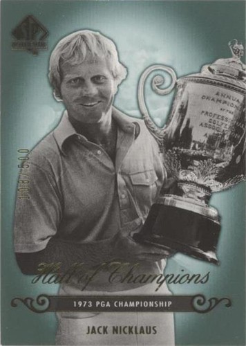 2005 SP Authentic - Jack Nicklaus #80