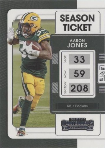 2021 Panini Contenders Aaron Jones #36