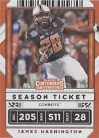 2020 Panini Contenders Draft Picks James Washington #46
