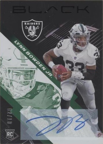2020 Panini Black Lynn Bowden Jr. #132