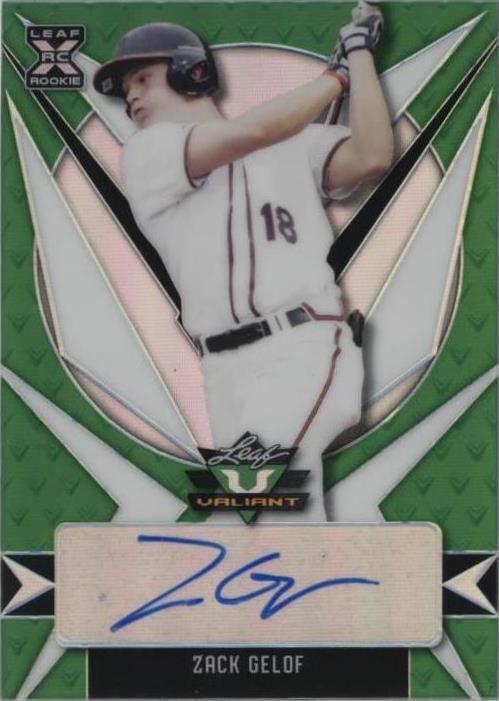 2021 Leaf Valiant - Zack Gelof #BA-ZG1