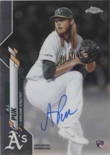 2020 Topps Chrome - A.J. Puk #RA-AJP