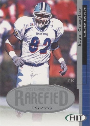 2001 SAGE Hit Alge Crumpler #R12