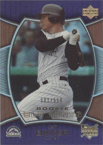 2007 Upper Deck Elements - Jeff Baker #144
