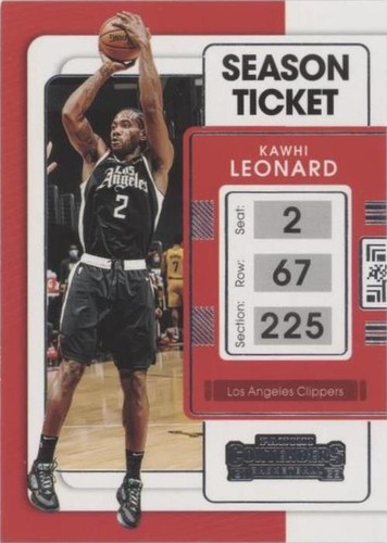 2021-22 Panini Contenders - Kawhi Leonard #22