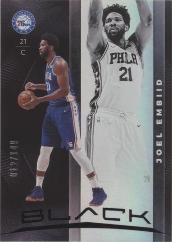 2019-20 Panini Black - Joel Embiid #48