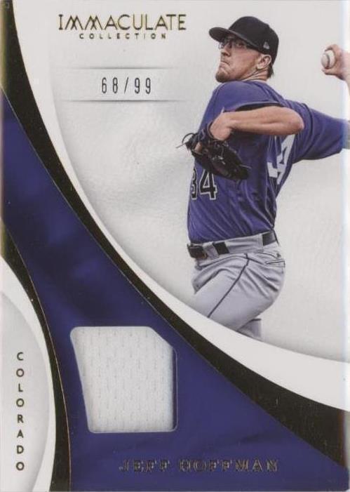 2017 Panini Immaculate коллекция - Джефф Хоффман #S-JH