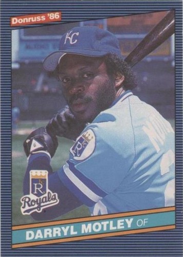 1986 Donruss - Darryl Motley #217