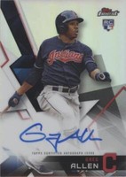 2018 Topps Finest - Greg Allen #FA-GA