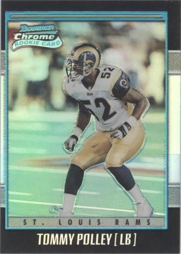 2001 Bowman Chrome Tommy Polley #196