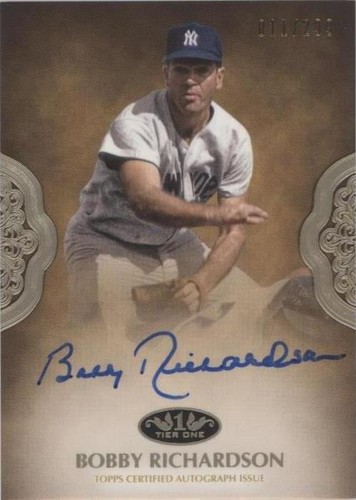 2019 Topps Tier One - Bobby Richardson #PPA-BRI