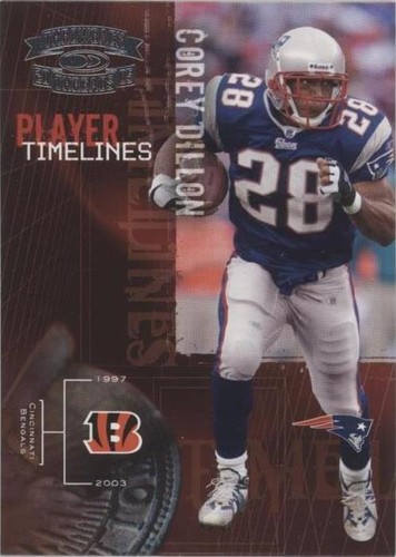 2005 Donruss Throwback Threads Corey Dillon #PT-7