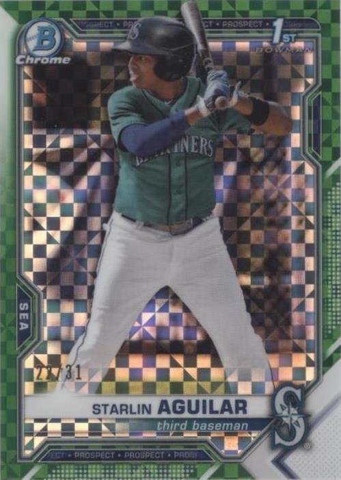 2021 Bowman Chrome X - Starlin Aguilar #BCP-249