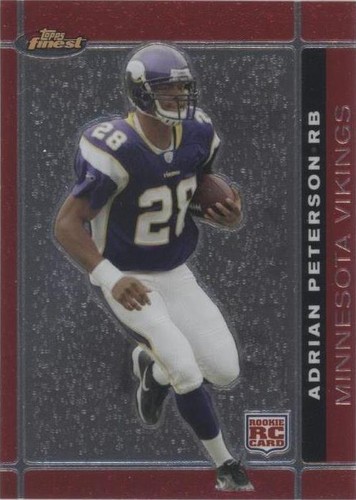2007 Topps Finest Adrian Peterson #112