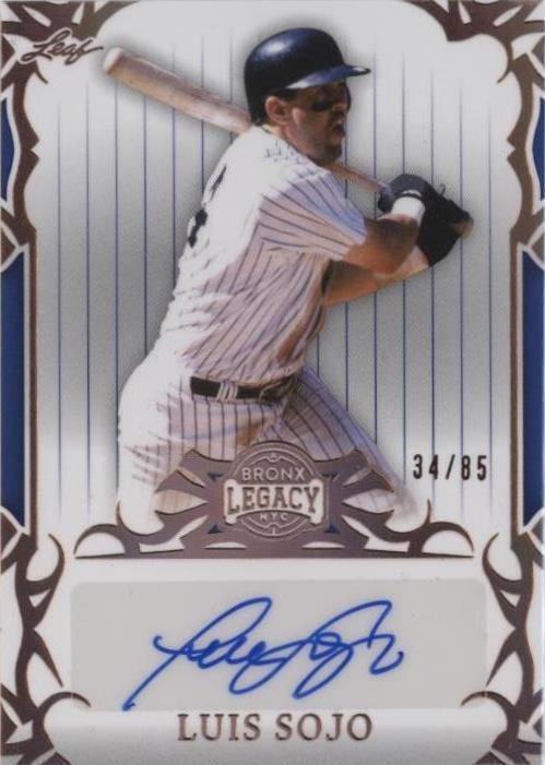 2023 Leaf A Bronx Legacy - Luis Sojo #BA-LS1
