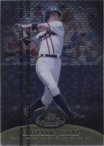 1999 Topps Finest - Chipper Jones #TF17