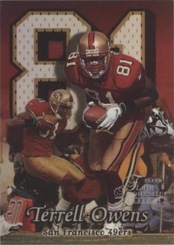 1999 Flair Showcase Terrell Owens #80