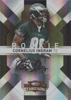 2009 Donruss Threads Cornelius Ingram #124