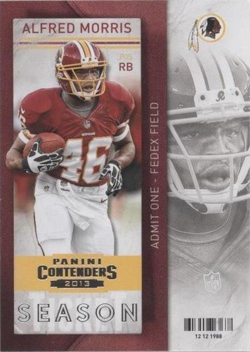 2013 Panini Contenders Alfred Morris #81