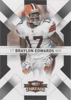 2009 Donruss Threads Braylon Edwards #24