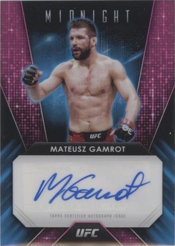 2024 Topps Midnight UFC - Mateusz Gamrot #GG-MGT