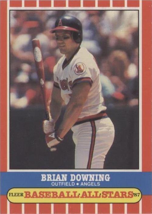 1987 Fleer Baseball All Stars - Brian Downing #15