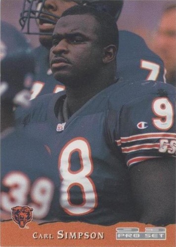 1993 Pro Set Carl Simpson #86