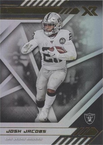 2022 PANINI XR - Josh Jacobs #47 Purple #/25 RAIDERS PACKERS