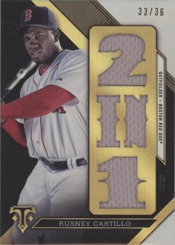 2016 Topps Triple Threads - Rusney Castillo #TTR-RCA1