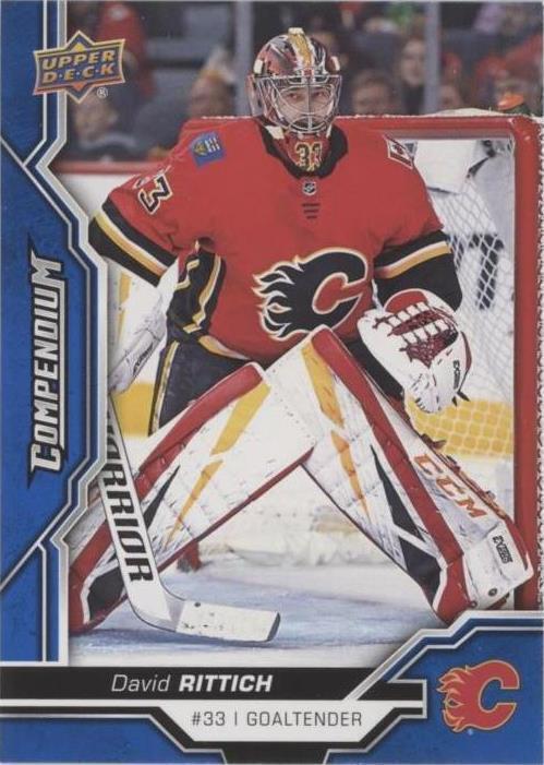 2018-19 Upper Deck Compendium - David Rittich #500