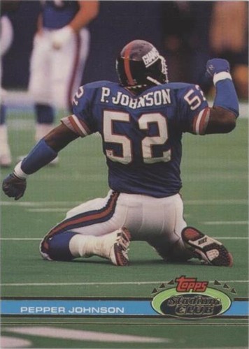 1991 Topps Stadium Club Pepper Johnson #1