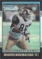 2001 Bowman Chrome Brandon Manumaleuna #251