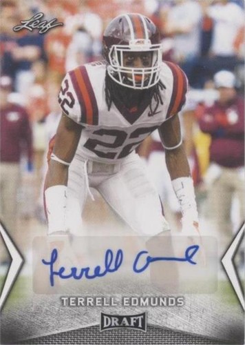 2018 Leaf Draft Terrell Edmunds #BA-TEI