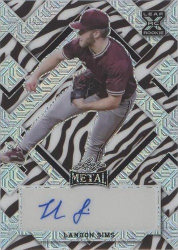 2022 Leaf Metal - Landon Sims #BA-LS1