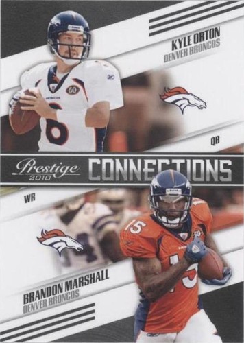 2010 Playoff Prestige Brandon Marshall Kyle Orton #11