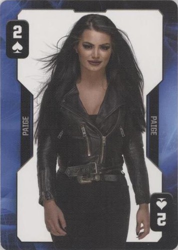 2019 Aquarius WWE Divas Evolution Playing Cards - Paige #2S