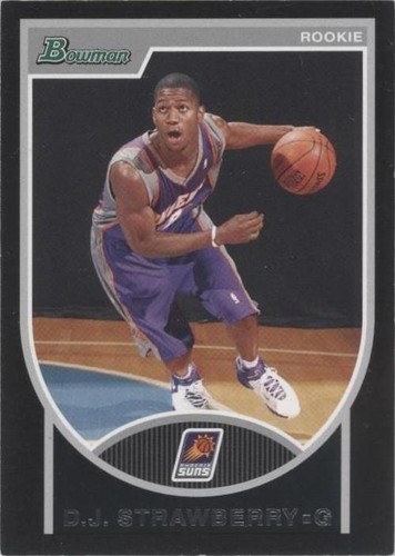2007-08 Bowman Draft Picks & Stars - D.J. Strawberry #154