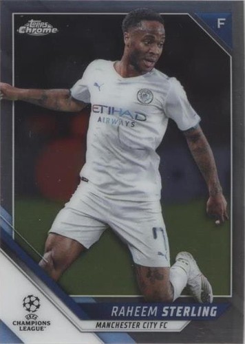 2021-22 Topps Chrome UCL Raheem Sterling #113