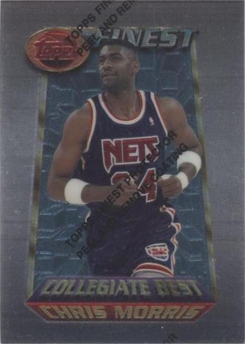1994-95 Topps Finest - Chris Morris #276