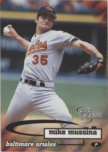 1998 Skybox Dugout Axcess - Mike Mussina #53