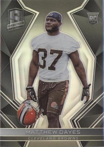 2017 Panini Spectra Matthew Dayes #126