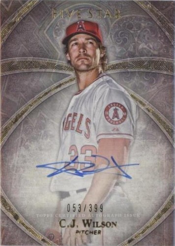 2014 Topps Five Star - C.J. Wilson #FSA-CW