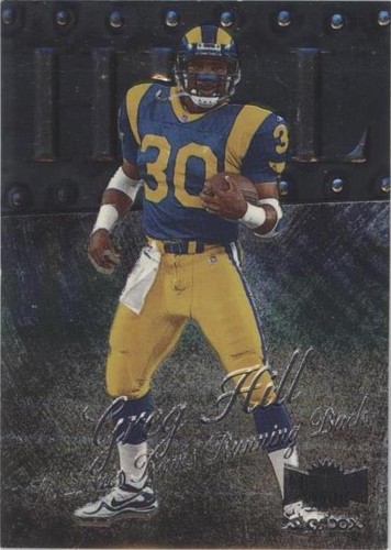 1999 Skybox Metal Universe Greg Hill #124