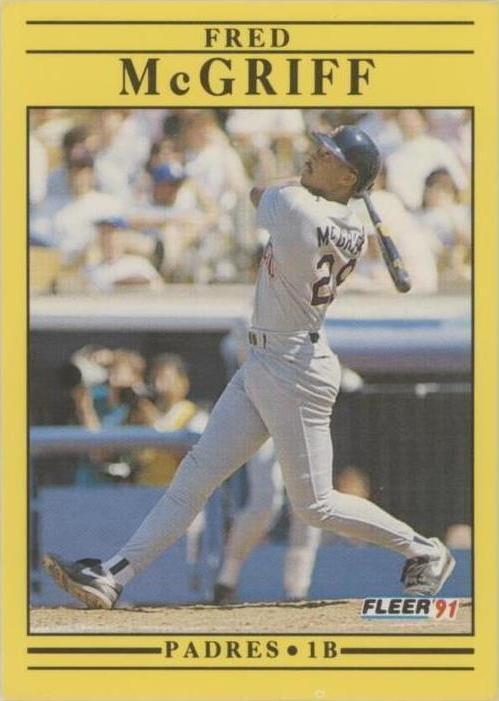 1991 Fleer Update - Fred McGriff #U-125