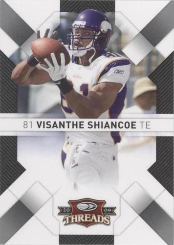 2009 Donruss Threads Visanthe Shiancoe #57
